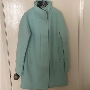J.Crew Cocoon Coat in Mint